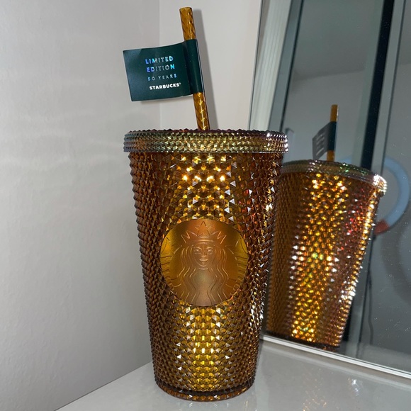 Starbucks Other - Gold Starbucks Cup